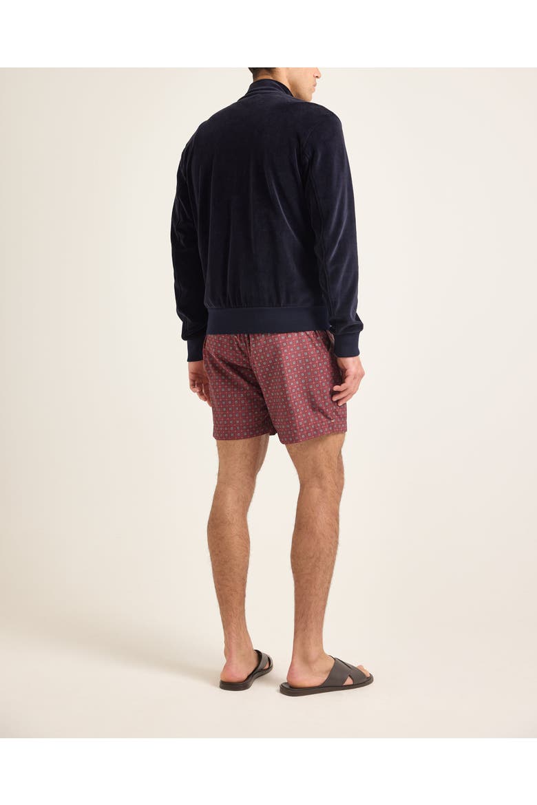 Cassian Velour Classic-Fit Sweatshirt, Alternate, color, NIGHT IRIS
