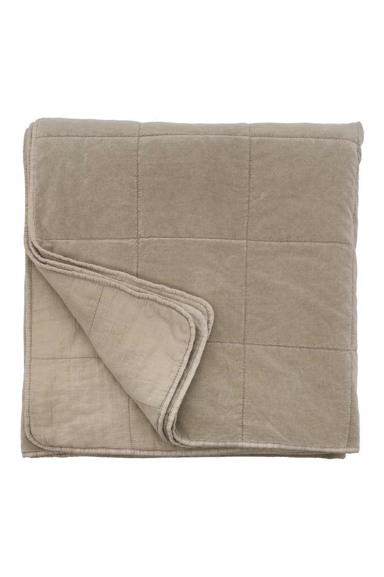 Amsterdam Cotton Coverlet, Main, color, TAUPE