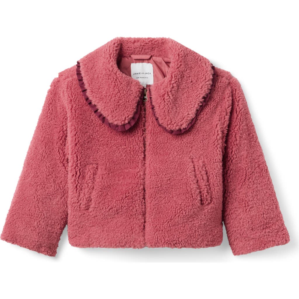 Janie And Jack The Cozy Jacket In Pink