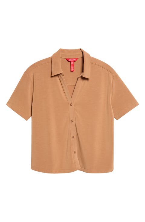 AirEssentials Oversize Button-Up Shirt