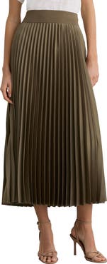 Reiss Seren Pleated Midi Skirt