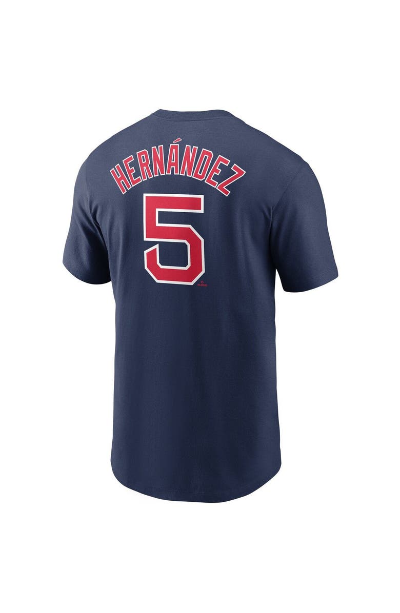 Nike Men's Nike Enrique Hernandez Navy Boston Red Sox Name & Number T-Shirt, Alternate, color, 