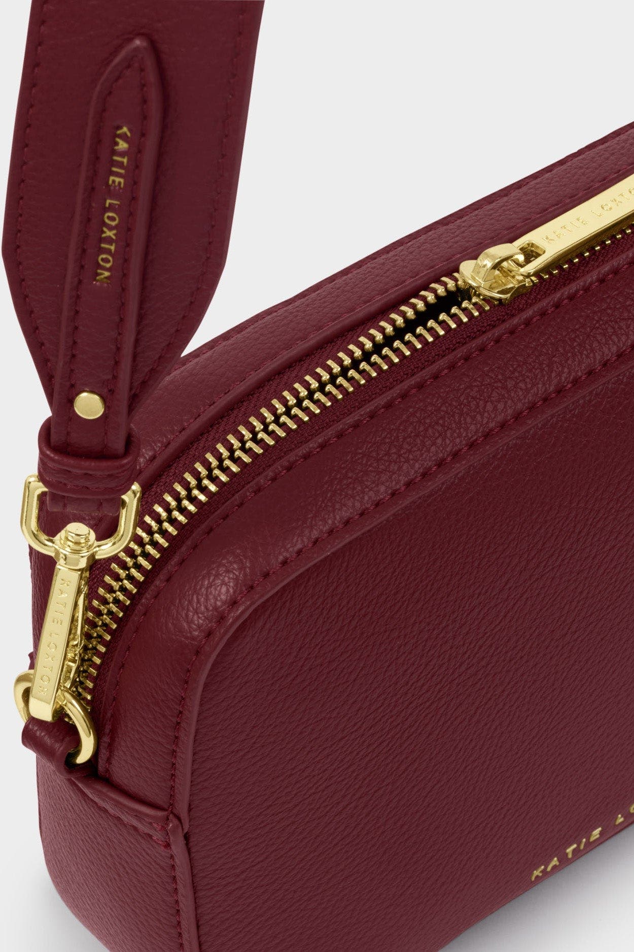 Katie Loxton Avery Small Crossbody Bag in Cherry, Alternate, color, Cherry