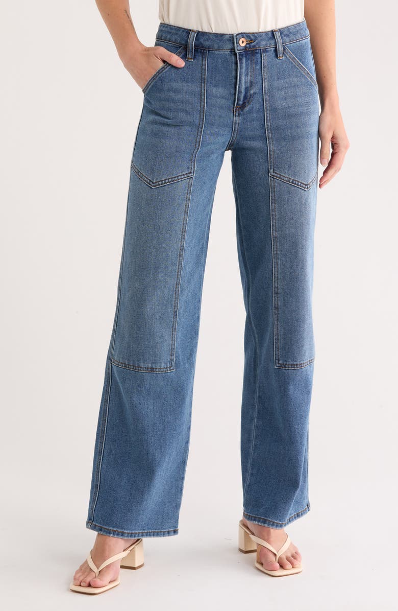 Sanctuary Camden Straight Leg Jeans, Main, color, 