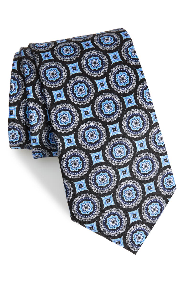 NORDSTROM MEN'S SHOP Medallion Silk Tie, Main, color,
