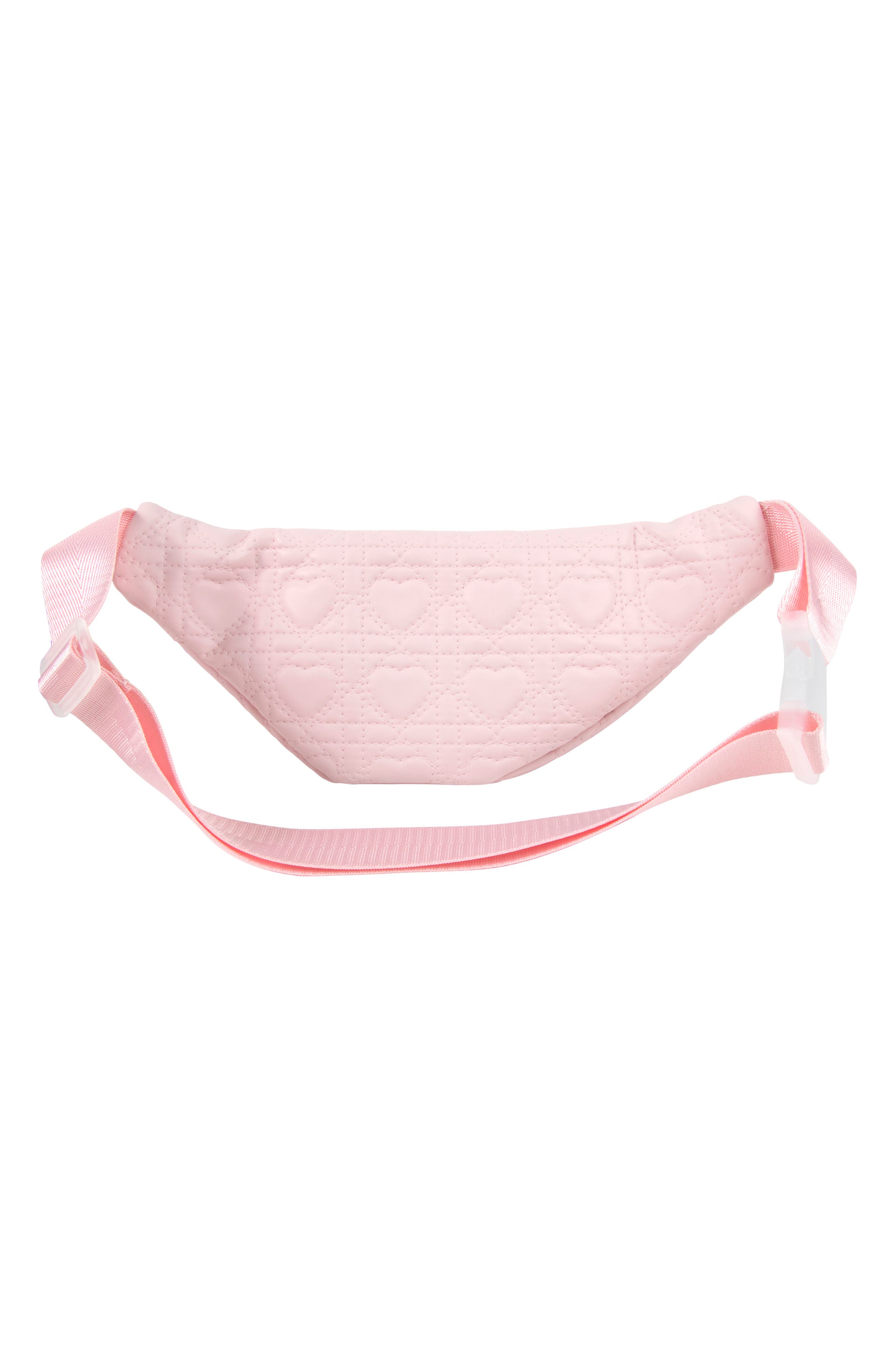 Jessica Simpson Kids' Heart Quilt Belt Bag, Alternate, color, 
