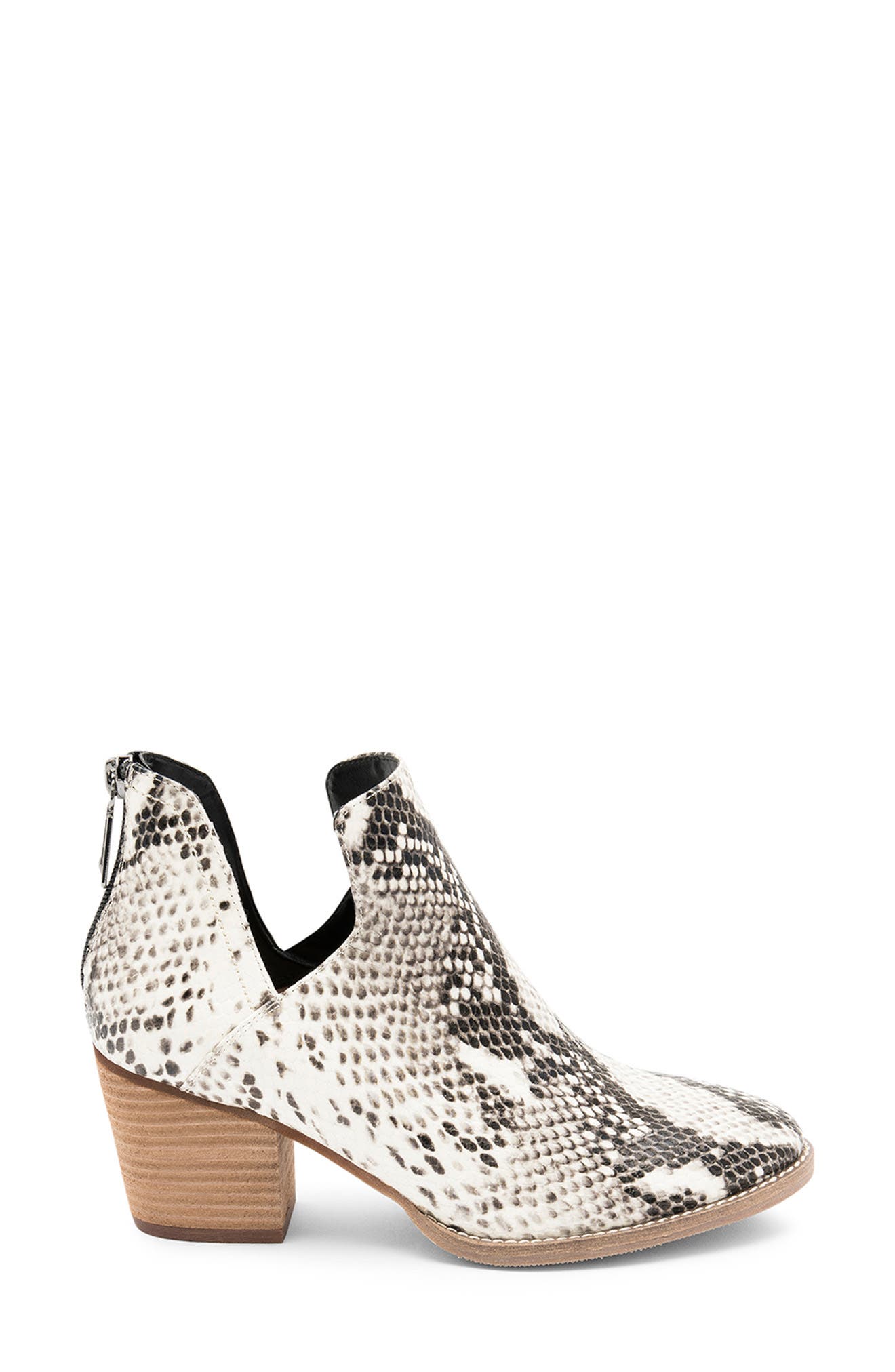 Neda Waterproof Bootie, Alternate, color, NATURAL SNAKE PRINT LEATHER