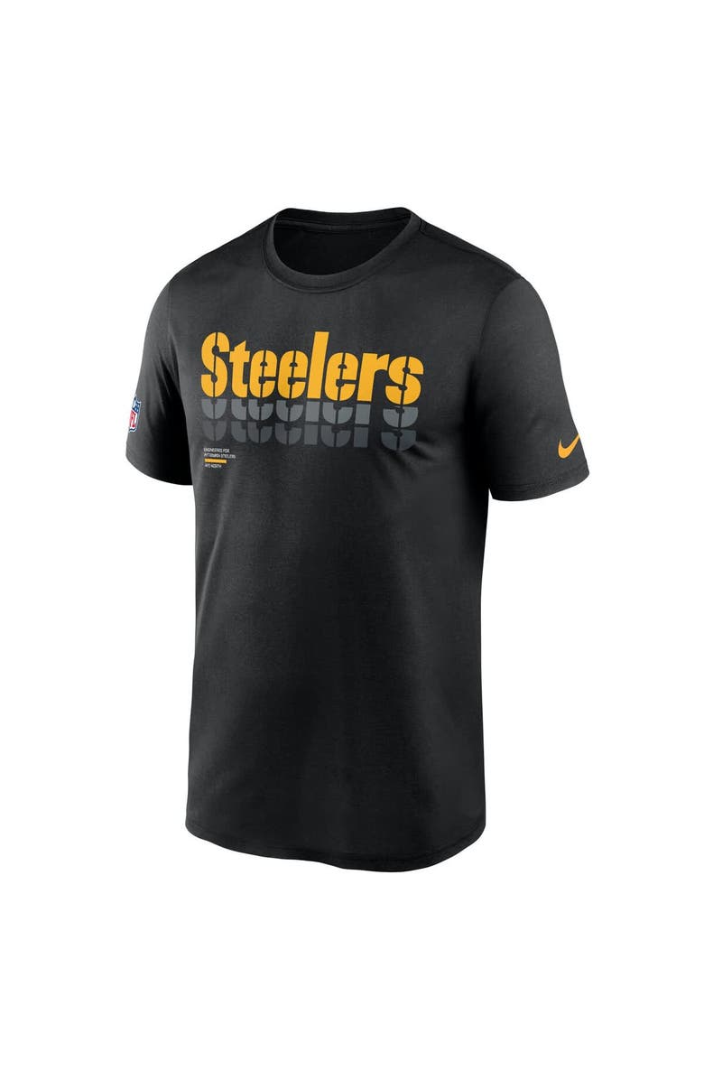 Nike Men's Nike Black Pittsburgh Steelers Sideline Legend Performance T-Shirt, Alternate, color, Black