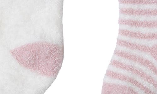 Barefoot Dreams 2-pack Socks In Pink Peonie-pearl