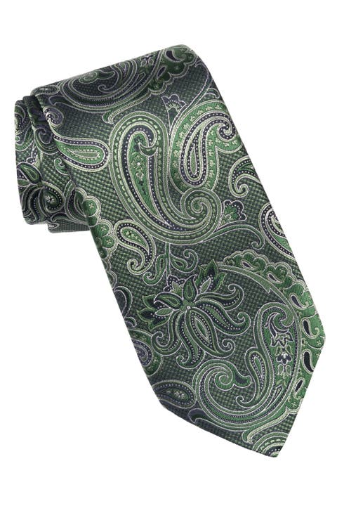Pavia - Extra Long Silk Jacquard Tie for Men