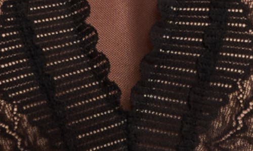 Montelle Intimates Temptation Wireless Corset & Bikini Set In Black