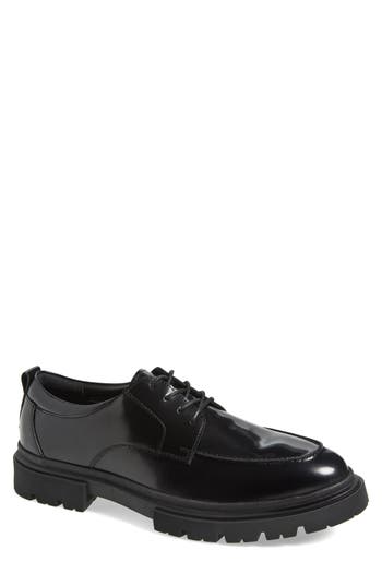 Steve Madden Zuri Lug Sole Derby In Black Box