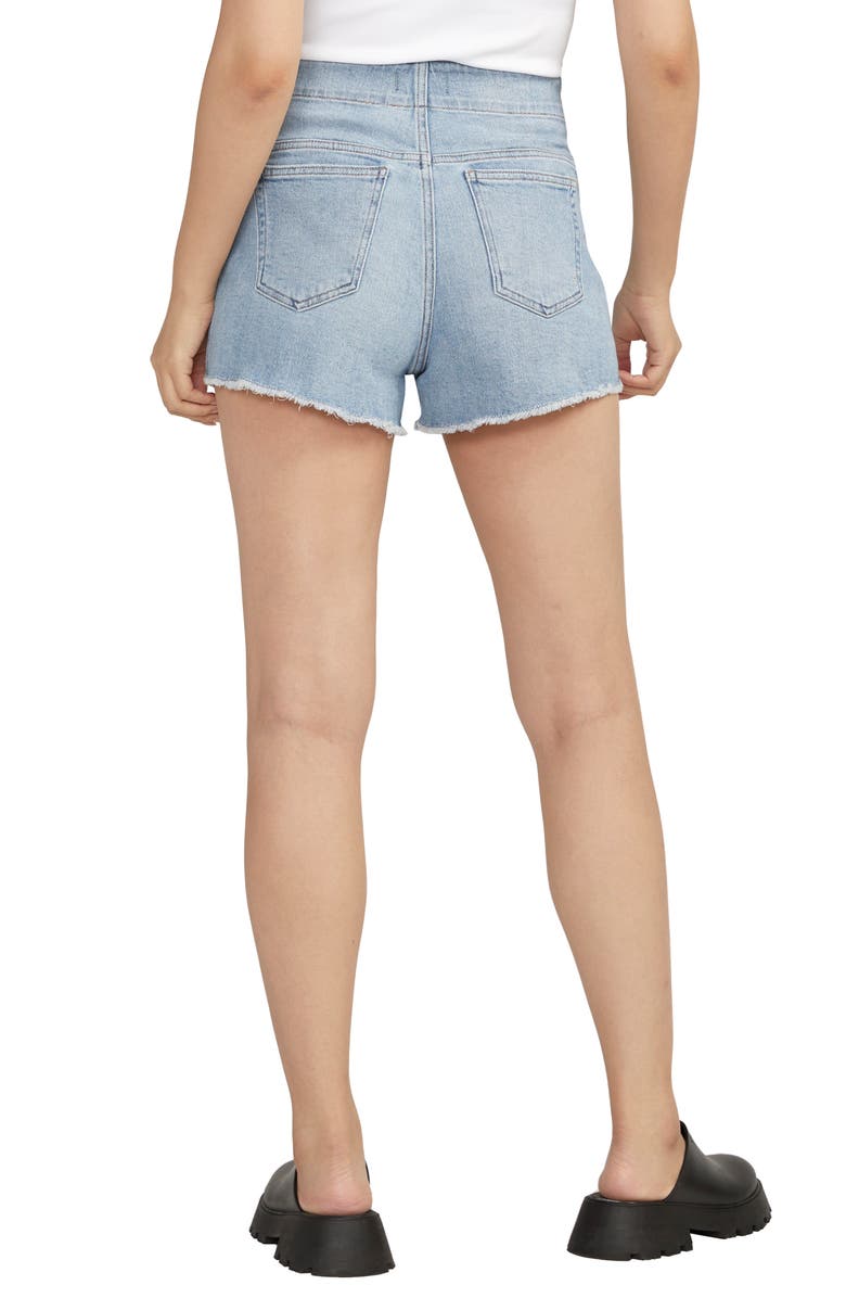 Silver Jeans Co. Side Tie Jean Skort, Alternate, color,