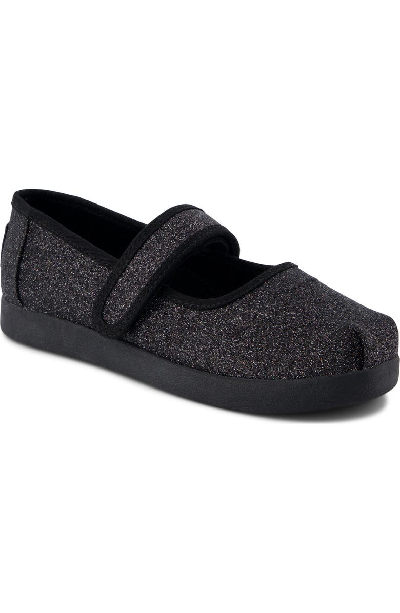TOMS Nora Mary Jane Sneaker, Main, color, Black