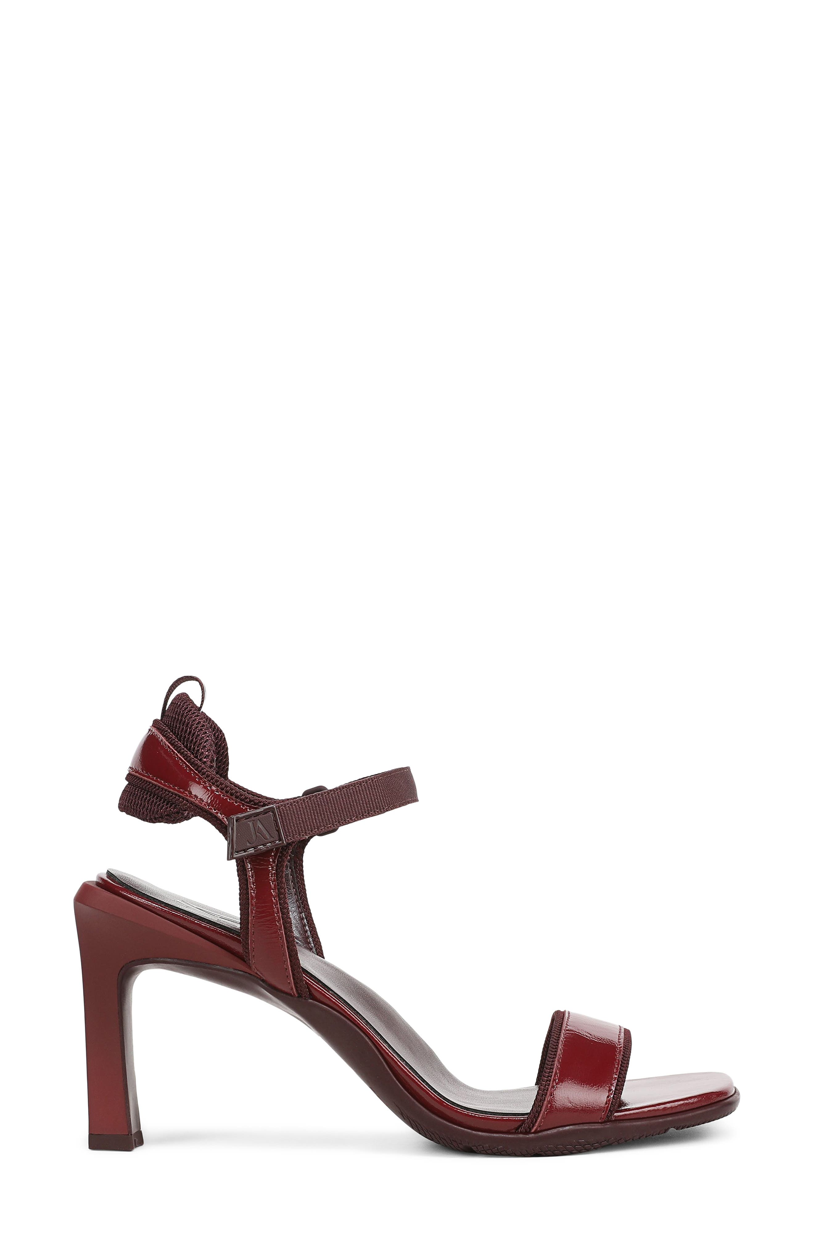 x June Ambrose Nova Sandal, Alternate, color, MOLTEN NOIR WINE