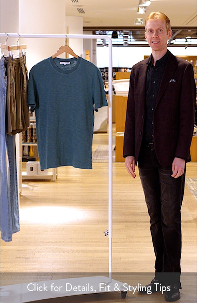 Slim Fit Organic Cotton Slub T-Shirt, sales video thumbnail