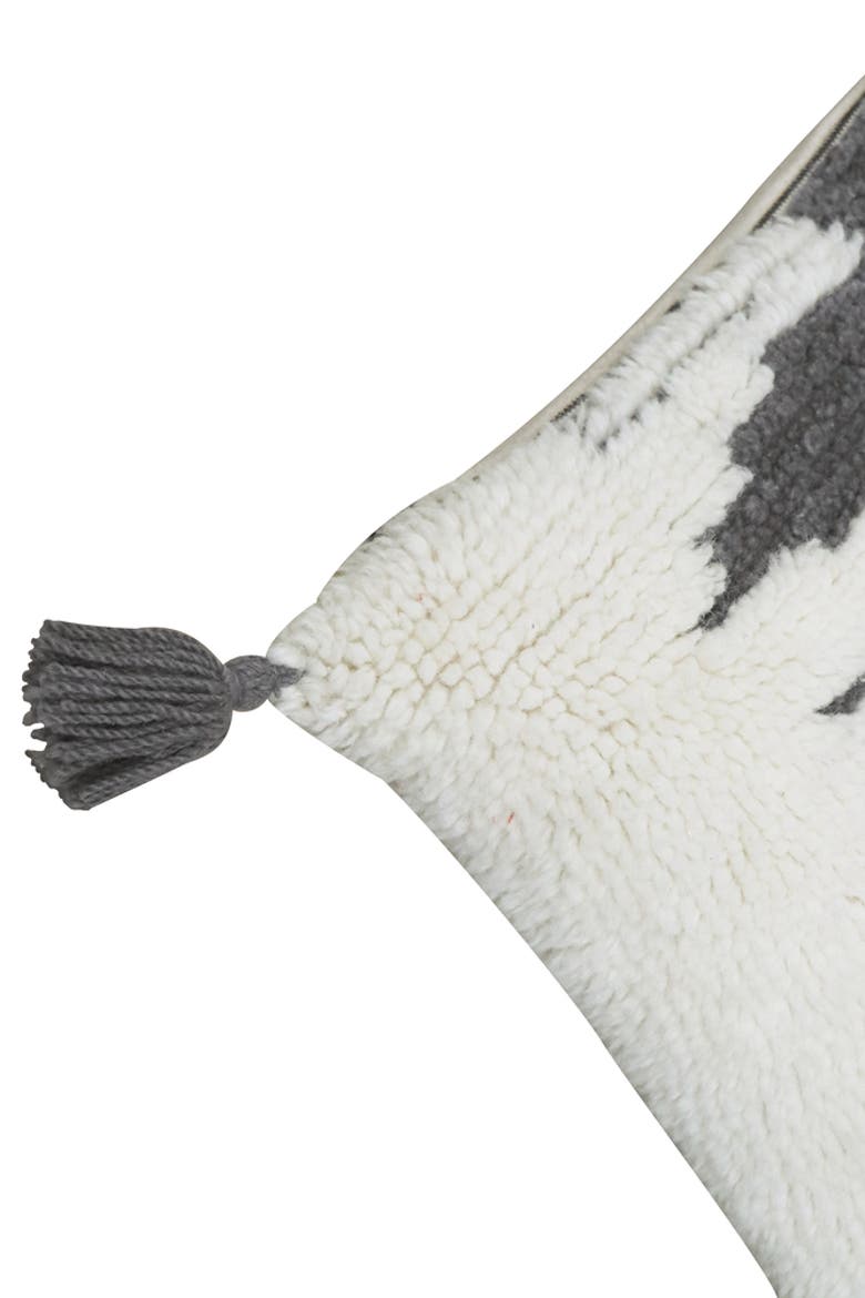 Nomad cushion Zagros, Alternate, color, Natural, Charcoal
