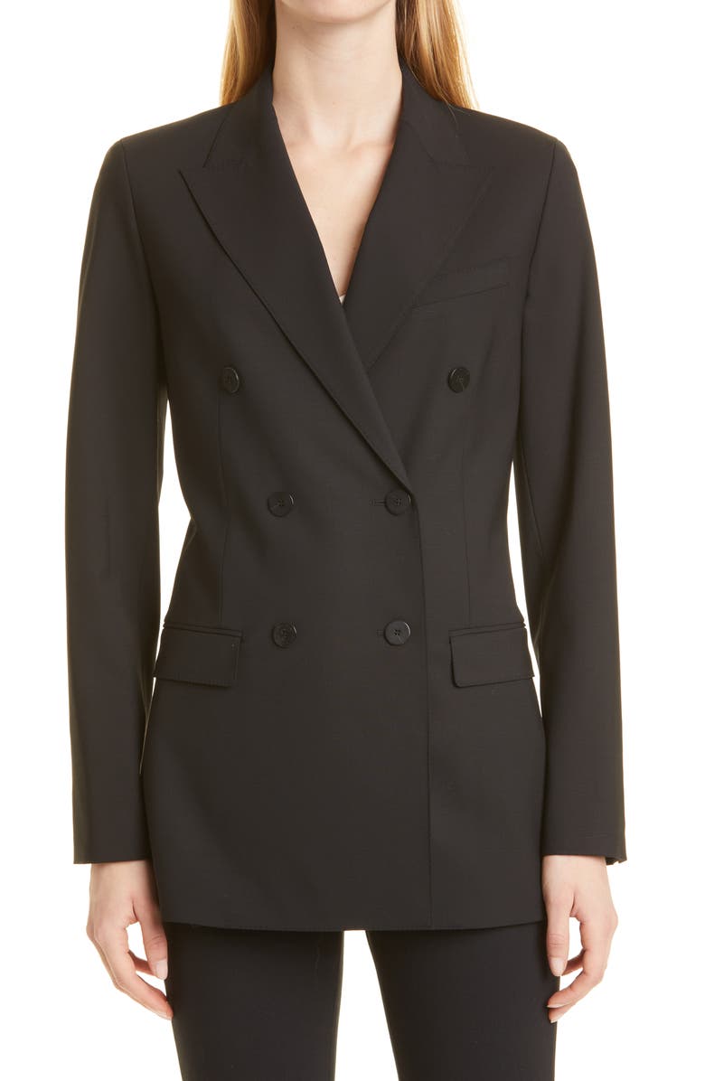 Theory Tracea Double Breasted Blazer, Main, color, 