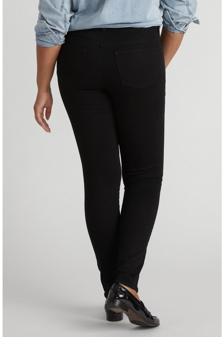 Seine Ankle Skinny Jeans, Alternate, color, JET BLACK