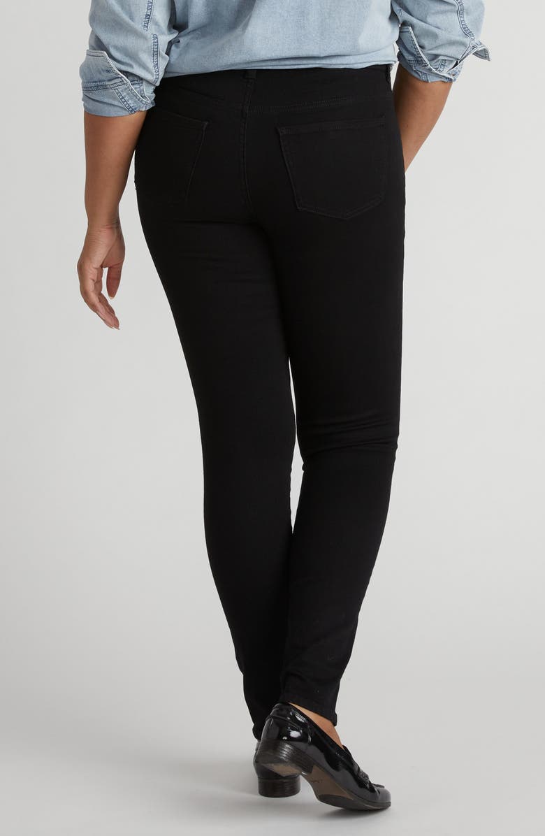 Universal Standard Seine Ankle Skinny Jeans, Alternate, color, Jet Black
