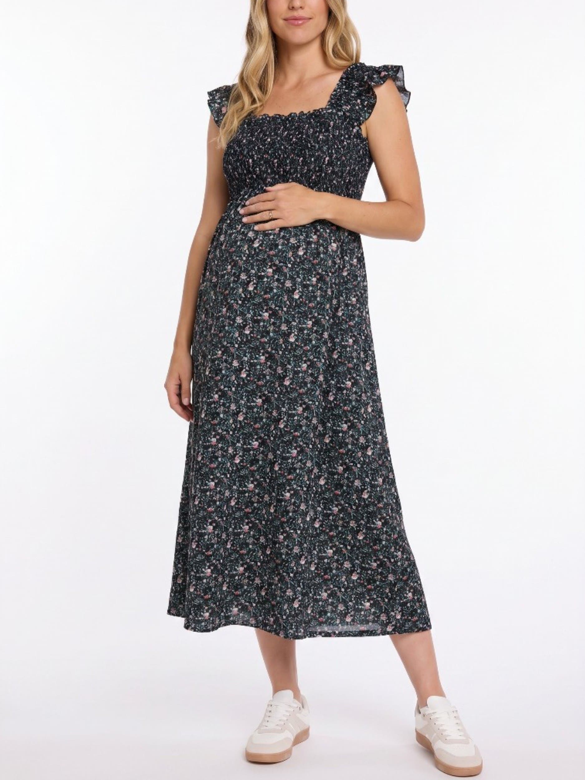 Black Ditsy Floral