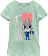Zootopia Girl's Zootopia Not Your Average Bunny Graphic T-Shirt