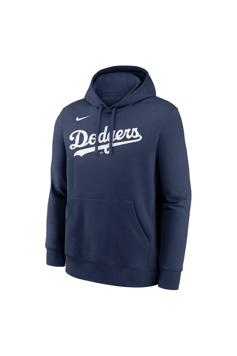 Men's Nike Freddie Freeman Navy Los Angeles Dodgers Player Name & Number Club Pullover Hoodie, Alternate, color, Navy