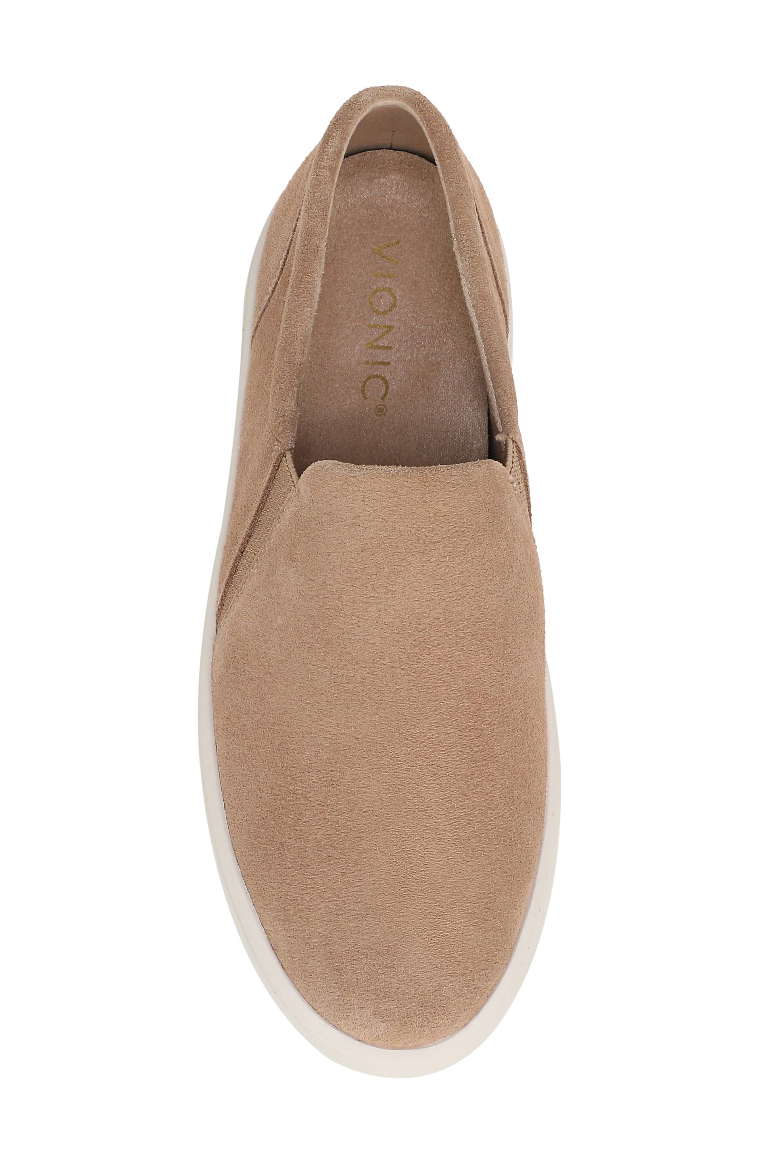 Ellen Slip-On Platform Sneaker, Alternate, color, DESERT SAND SUEDE