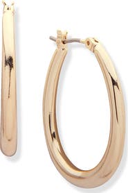 Lauren Ralph Lauren Oval Hoop Earrings