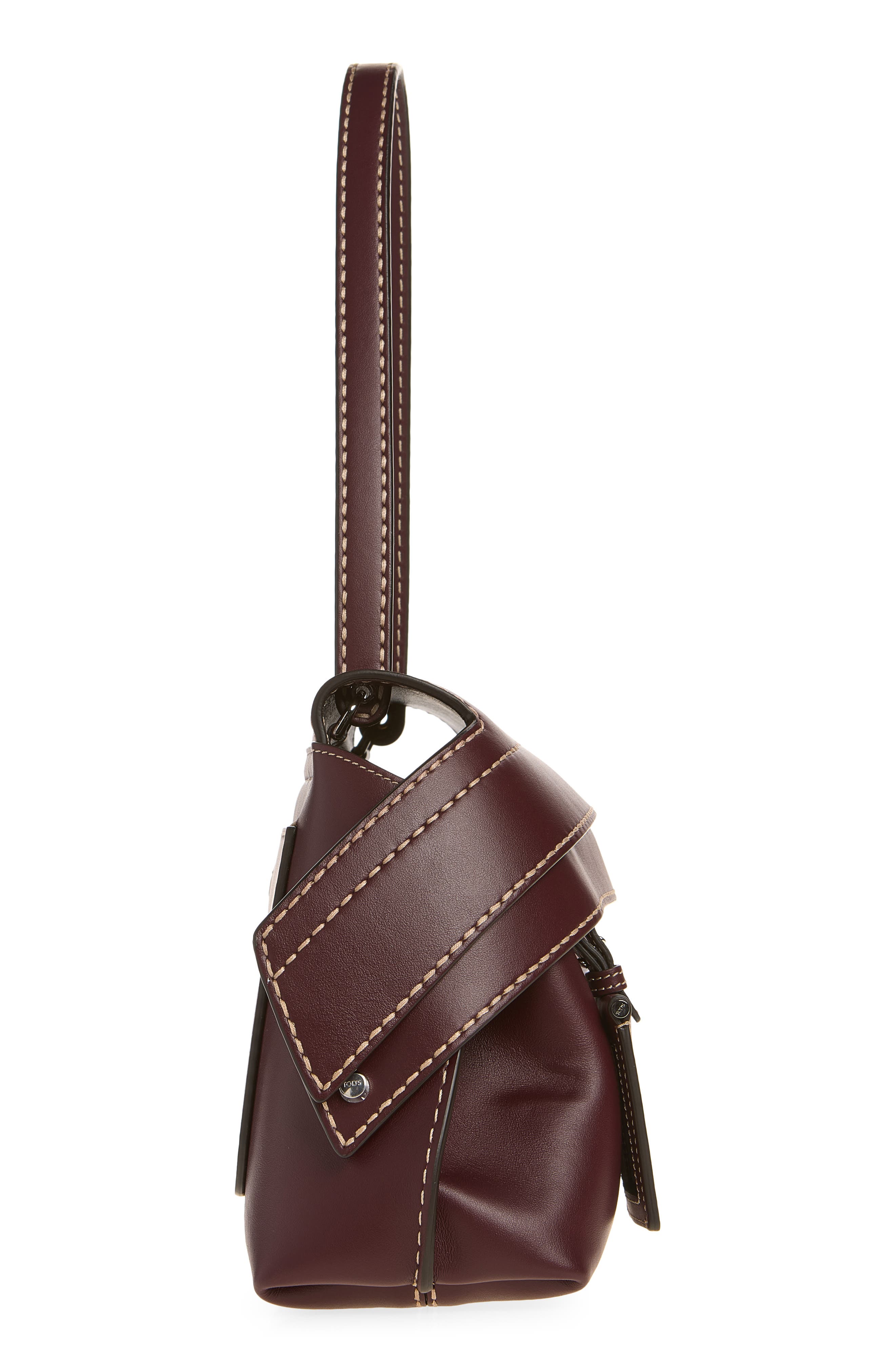 Wav Leather Shoulder Bag, Alternate, color, KRAFT CHIARO