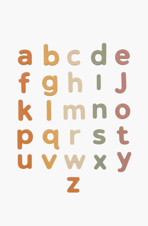 Lowercase Silicone Magnetic Letters