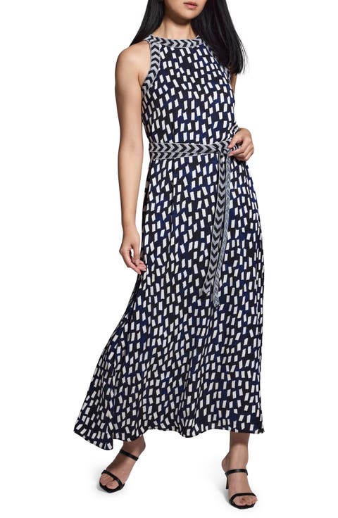 Becca Starry Sky Embroidered Trim Maxi Dress