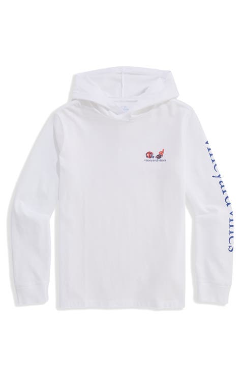 Kids' Football Field Graphic Hoodie Tee