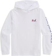 vineyard vines Kids' Football Field Graphic Hoodie Tee