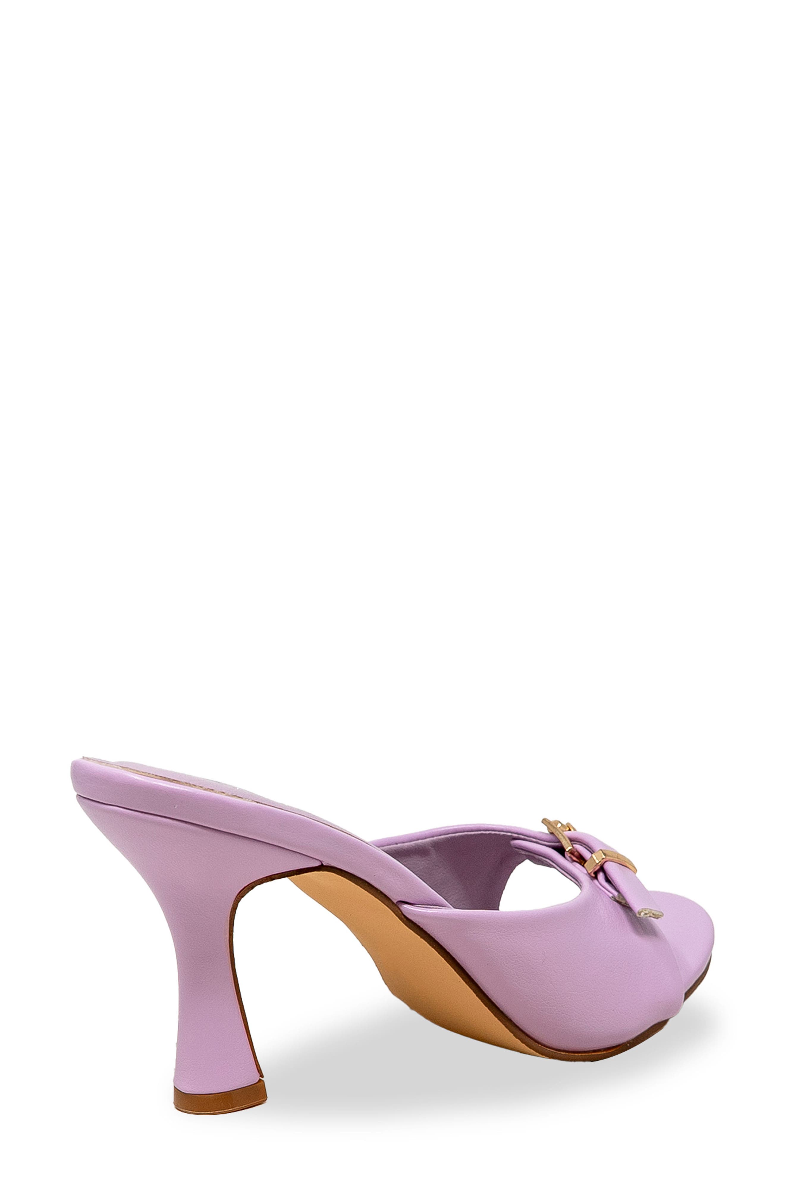 CHASE AND CHLOE Iridessa Buckle Slide Sandal, Alternate, color, Light Purple