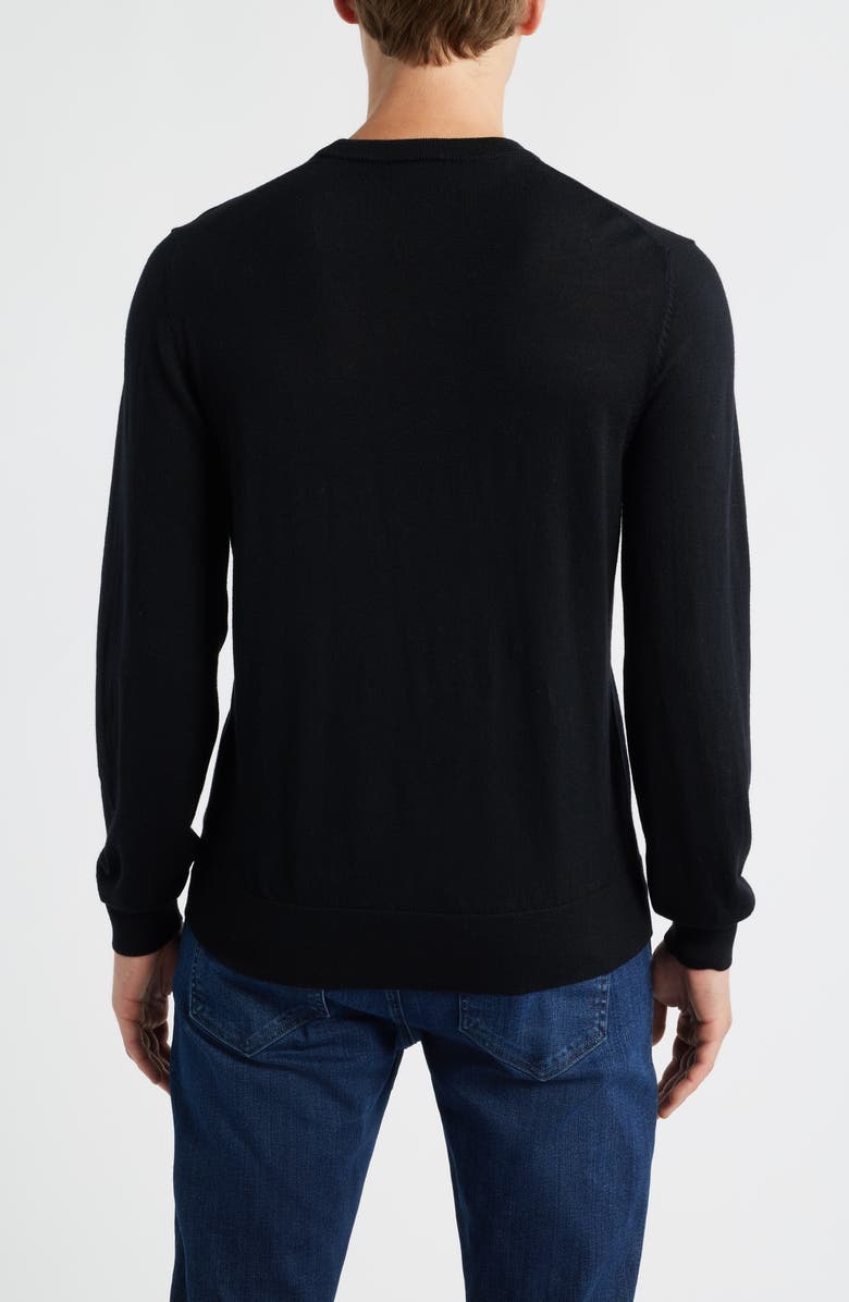 Rodd & Gunn York Bay Merino Wool Sweater, Alternate, color, Onyx