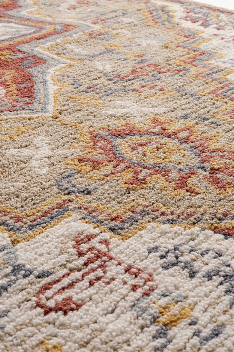 Wool Geo Carpet, Alternate, color, Beige