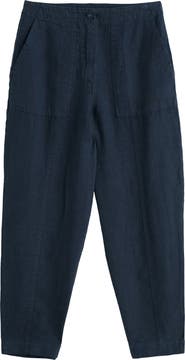 Seasalt Cornwall Saltings Cropped Linen Pants