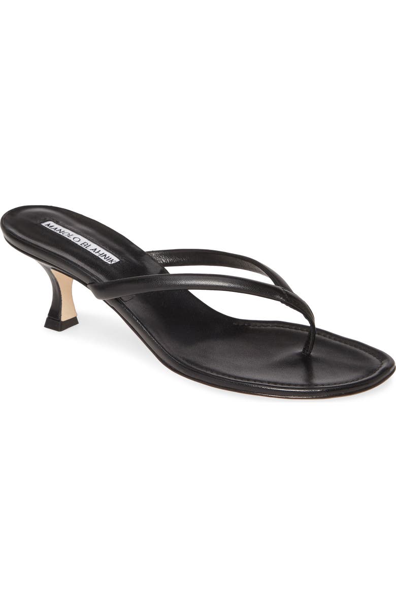 Manolo Blahnik Manolo Blanik Paterno Thong Sandal, Main, color,