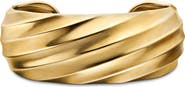 David Yurman Cable Edge™ Cuff Bracelet in Recycled 18K Yellow Gold