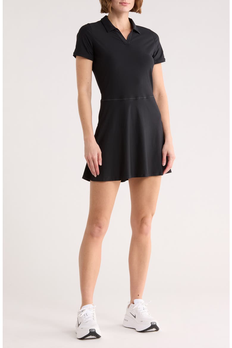 Dri-FIT Victory Polo Dress, Main, color, BLACK/ WHITE