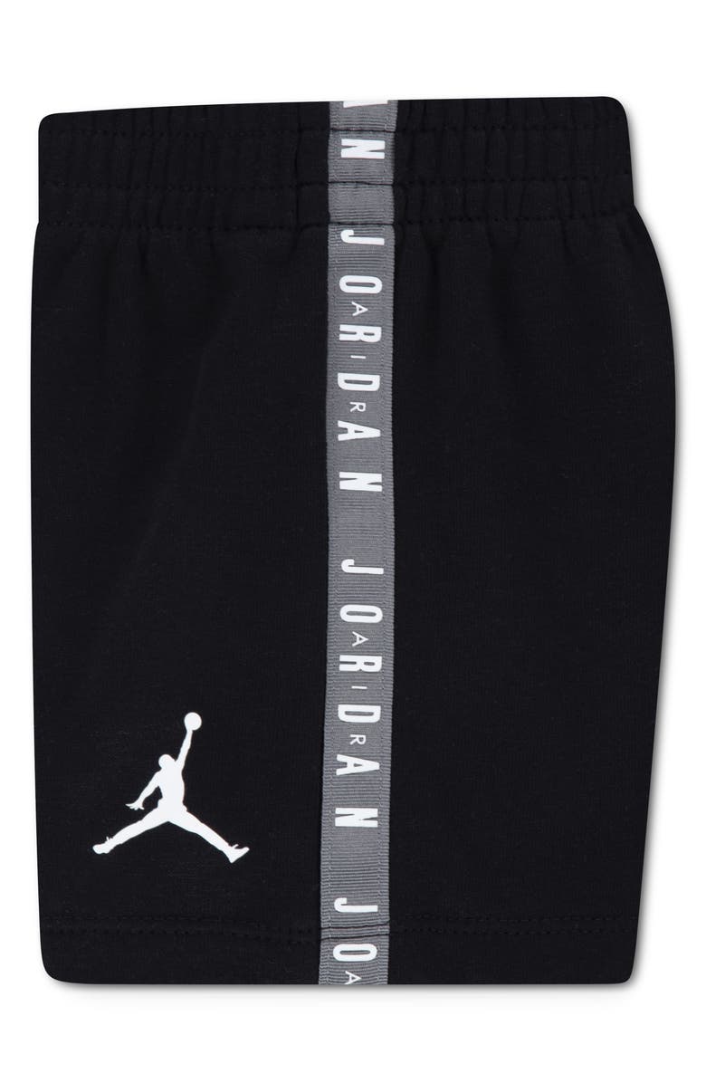 Jordan Jumpman Blocked Taping French Terry T-Shirt & Shorts Set, Alternate, color, Black