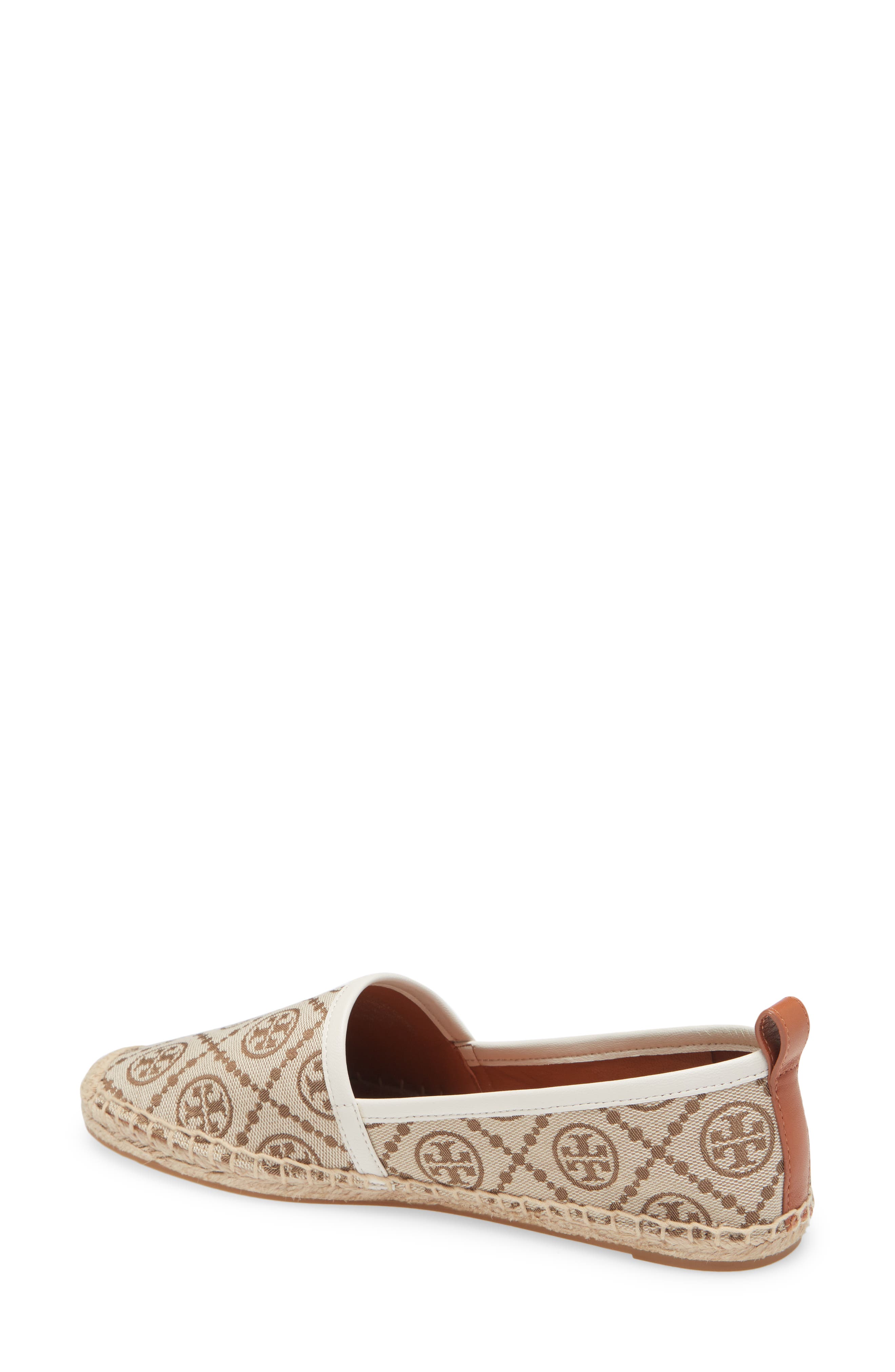 Tory Burch T Monogram Espadrille Flat, Alternate, color, 