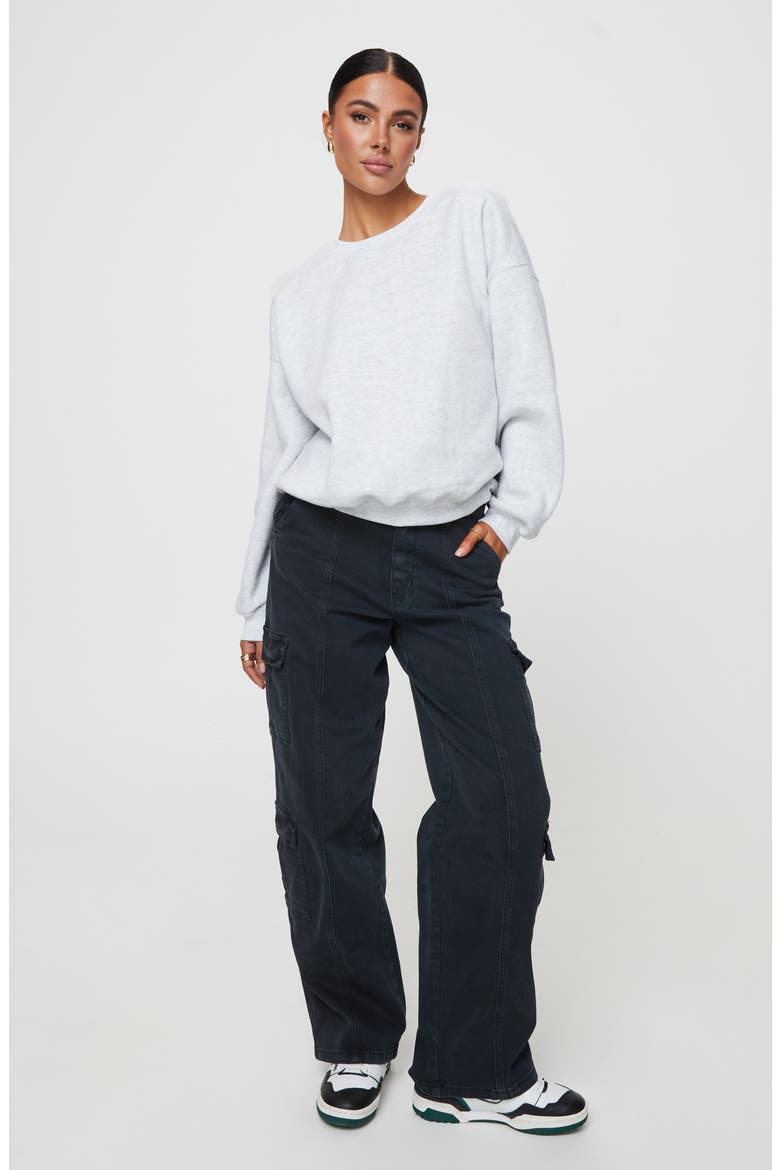 Crewneck Sweatshirt, Alternate, color, GREY