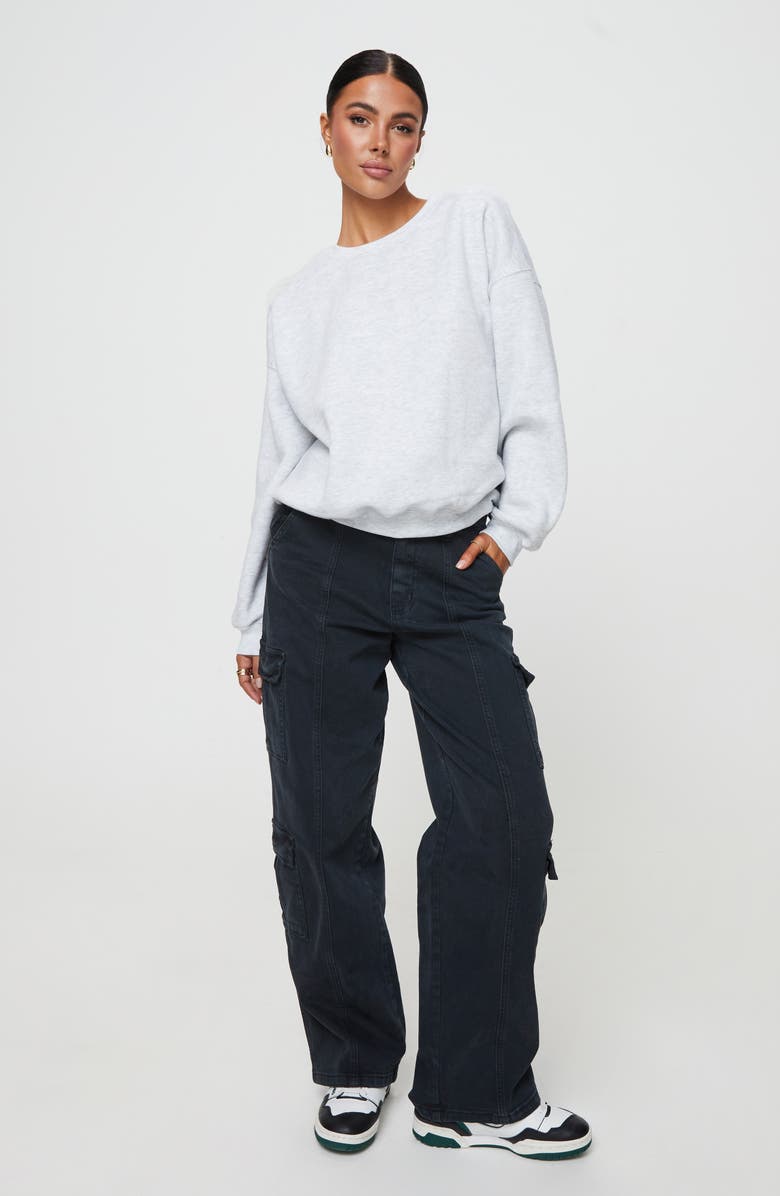 Princess Polly Crewneck Sweatshirt, Alternate, color, 