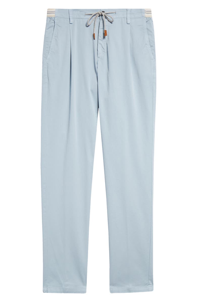 Eleventy Drawstring Waist Stretch Cotton Pants, Alternate, color,