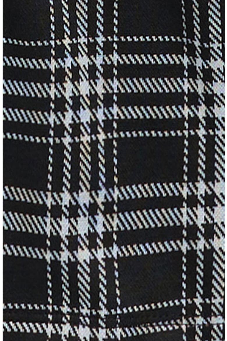 Kids' Plaid Jacket, Alternate, color, BLACK WHITE PLAID