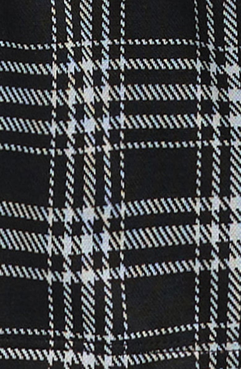 Walking on Sunshine Kids' Plaid Jacket, Alternate, color, Black White Plaid