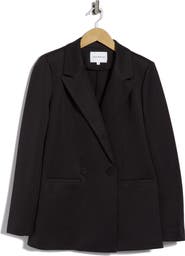 Good American Sculpting 2.0 Double Breasted Blazer