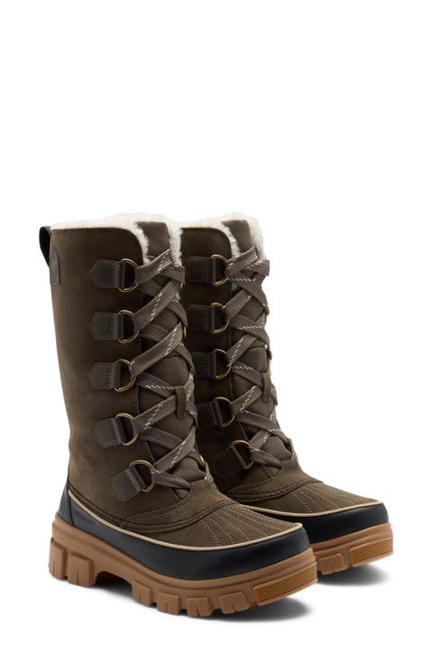 Tivoli V Faux Fur Lined Tall Waterproof Boot
